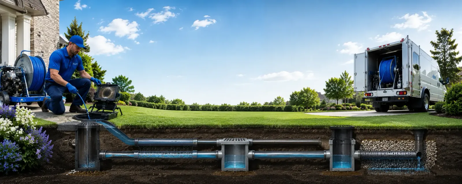 Outdoor drain cleaning information for Arlington, IN